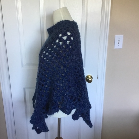 New Crocheted Poncho - Picture 2 of 4